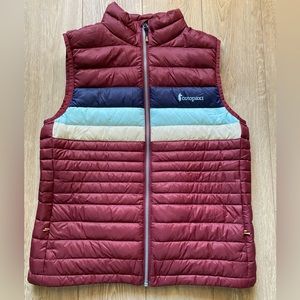 cotopaxi women’s vest, size medium